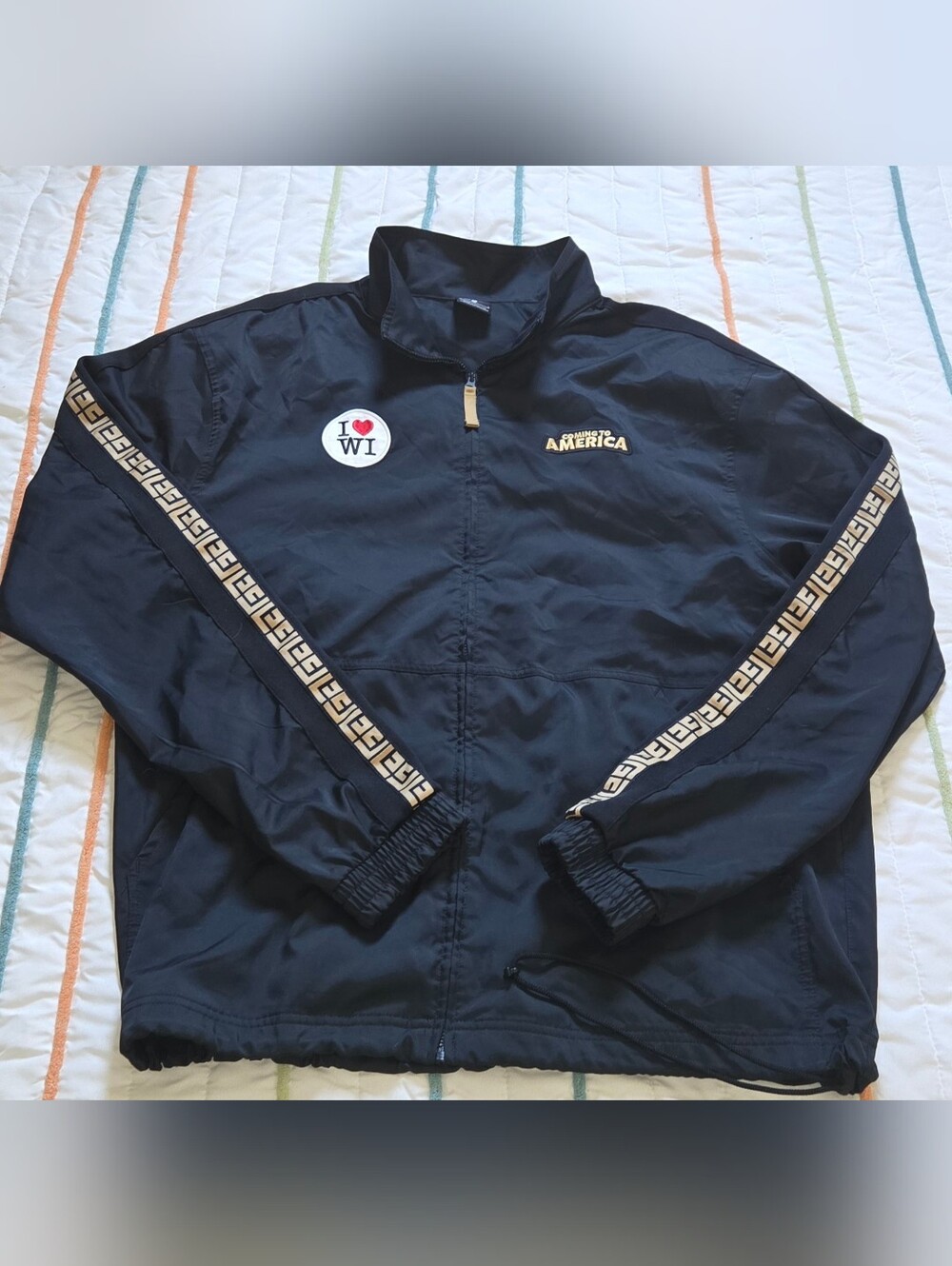 Nike Giannis Coming to America Freak 1 Full Zip Black Track Jacket